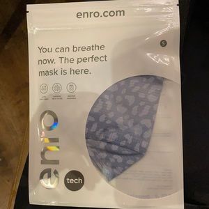 Enro Mask Brand New Blue Leopard Small